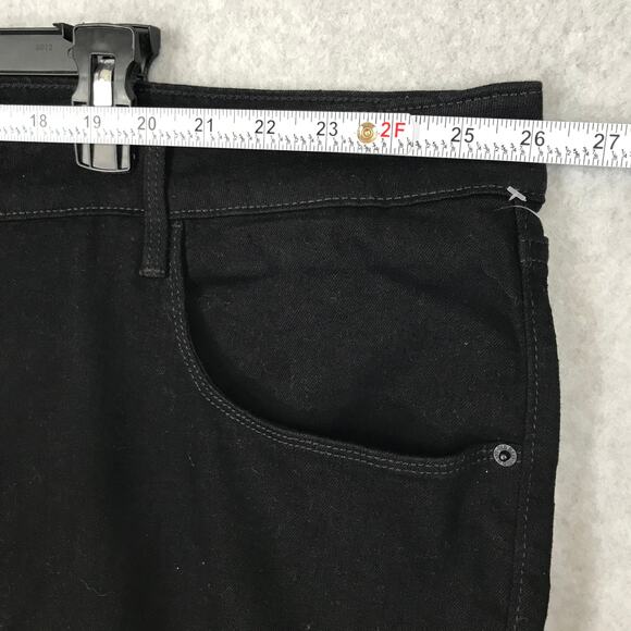 Old Navy Jeans Womens Plus Size 28 Black Kicker Bootcut Stretch Capsule READ - Picture 5 of 12